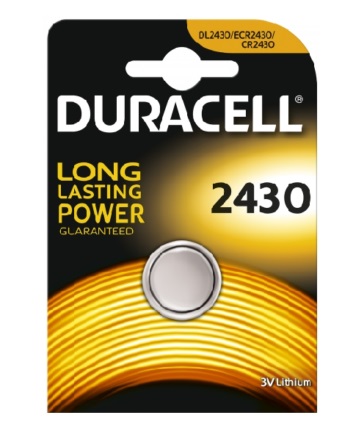 Batteria a Bottone 3V 2430 Duracell
